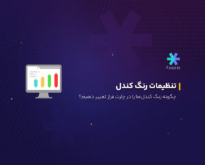 چگونه رنگ کندل‌ها را در چارت فراز تغییر دهیم؟